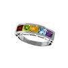 Image 1 : Genuine 2.25 ctw Multi-gemstones Ring 14KT White Gold - REF-54A2K