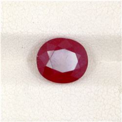 3.62ct  Ruby Oval Cut