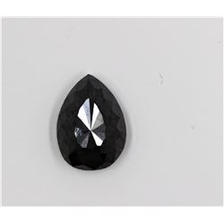 2.92ct Pear Shape Black Diamond Dimension 10.1x7.3x4.4