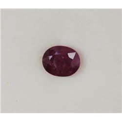 0.85ct Oval Shape Burma Ruby Dimension 6x5x3.1