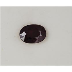 1.14ct Oval Shape Burma Ruby Dimension 5.4x5.5x2.7