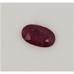2.16ct Oval Shape Burma Ruby Dimension 9.8x5.8x3.8