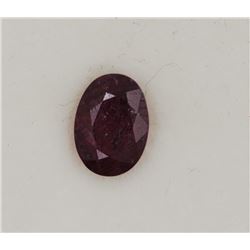 1.08ct Oval Shape Burma Ruby Dimension 7x5.1x3.2