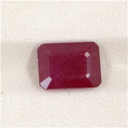 5.36ct  Ruby Emerald Cut