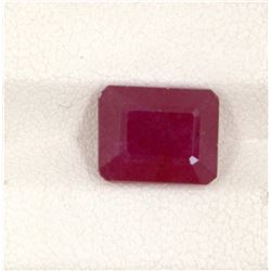5.34ct  Ruby Emerald Cut