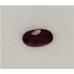 0.79ct Oval Shape Burma Ruby Dimension 6.9x4.8x2.4