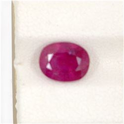 3.3ct  Ruby Oval Cut