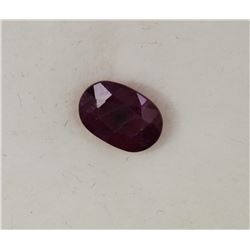 0.80ct Oval Shape Burma Ruby Dimension 6.2x4.3x3.1