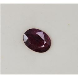 0.74ct Oval Shape Burma Ruby Dimension 7xx5.2x2.1