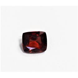 2.20ct Emerald Cut Malaya Garnet Dimension 8.1x6.8x4