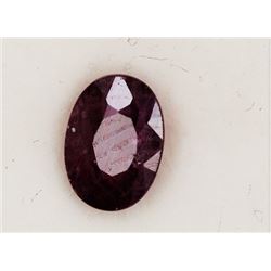 0.41ct Oval Shape Burma Ruby Dimension 6.1x4.1x1.6