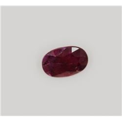 0.85ct Oval Shape Burma Ruby Dimension 7.1x5.3x2.3