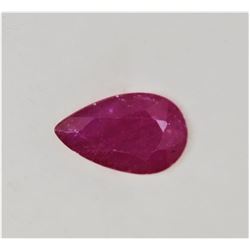 1.51ct Pear Shape Ruby Dimension 10x6.2x2.7
