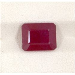 5.61ct  Ruby Emerald Cut