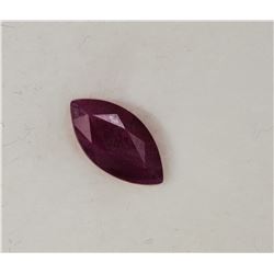 0.88ct Marquise Shape Ruby Dimension 8.8x4.5x2.6