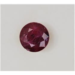 2.05ct Round Shape Ruby Dimension 6.7x4.4