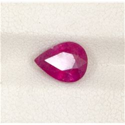 2.3ct  Ruby Pear Cut