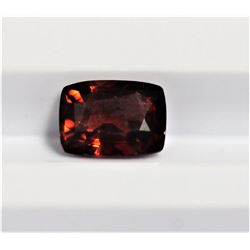 2.04ct Emerald Cut malaya Garnet Dimension7.6x6.3x4.7