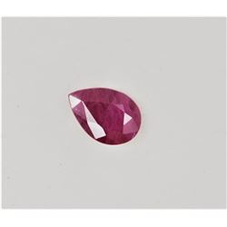 0.80ct Pear Shape Burma Ruby Dimension 6.8x4.3x3