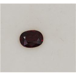 0.34ct Oval Shape Burma Ruby Dimension 5.2x4x1.8