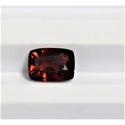 1.74ct Emerald Cut malaya Garnet Dimension7.7x5.6x4.2