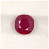 Image 1 : 4.37ct  Ruby Cushion Cut