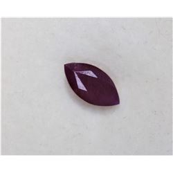 0.98ct Marquise Shape Burma Ruby Dimension 8.2x4.2x3.1