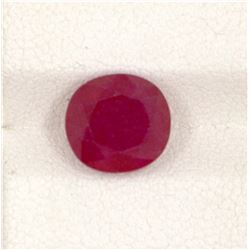 4.31ct  Ruby Oval / Cushion Cut