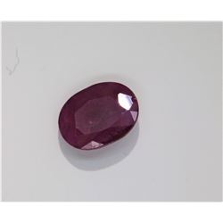 2.19ct Oval Shape Burma Ruby Dimension 9.1x6.9x3.4