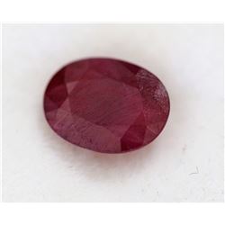 1.18ct Oval Shape Ruby Dimension7.8x5.9x2.8