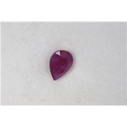 1.706ct Pear Shape Ruby Dimension 9x6.5x3.7