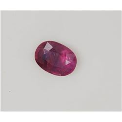 1.26ct Oval Shape Burma Ruby Dimension 7.1x5.3x3.9