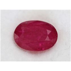 1.58ct Oval Shape Ruby Dimension8.1x6.2x3.4