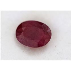 1.75ct Oval Shape Ruby Dimension8.1x6.2x4