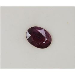 0.90ct Oval Shape Burma Ruby Dimension 6.8x5x2.8