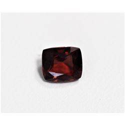 1.479ct Emerald Cut malaya Garnet Dimension6.4x6.1x4.3