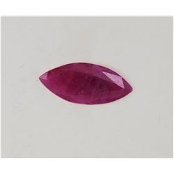 1.092ct Marquise Shape Ruby Dimension 12.2x5.3x1.9