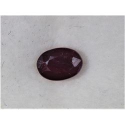 0.61ct Oval Shape Burma Ruby Dimension 5.7x4.1x2.6