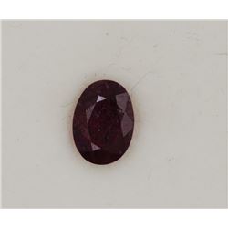 0.88ct Oval Shape Burma Ruby Dimension 6.9x4.8x2.9