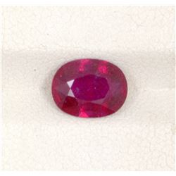 2.46ct  Ruby Oval Cut