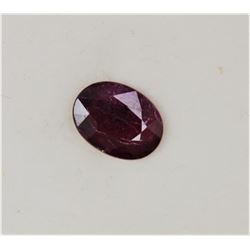 0.76ct Oval Shape Burma Ruby Dimension 6.8x5.1x2.3