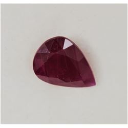 2.12ct Pear Shape Ruby Dimension 9x6.7x4.3