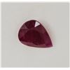 Image 1 : 2.12ct Pear Shape Ruby Dimension 9x6.7x4.3