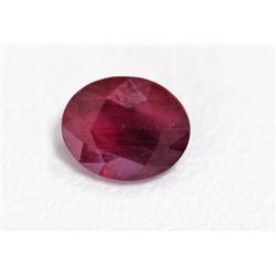 1.14ct Oval Shape Ruby Dimension7.4x5.5x2.8