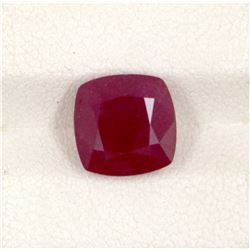 4.79ct  Ruby Cushion Cut