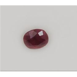 0.61ct Cushion Shape Burma Ruby Dimension 74.8x4.2x3.4