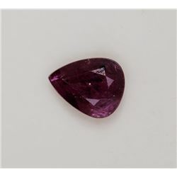 2.88ct Pear Shape Burma Ruby Dimension 9.8x6.9x5.5
