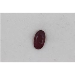 1.12ct Oval Shape Burma Ruby Dimension 8.2x4.8x3