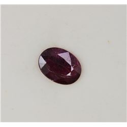 0.95ct Oval Shape Burma Ruby Dimension 7.2x5.2x2.5