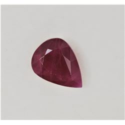 2.48ct Pear Shape Ruby Dimension 9.1x7.2x9.8